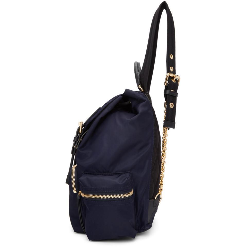 burberry backpack navy