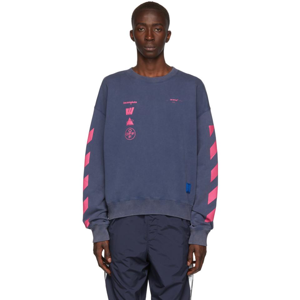 pink off white sweatshirt