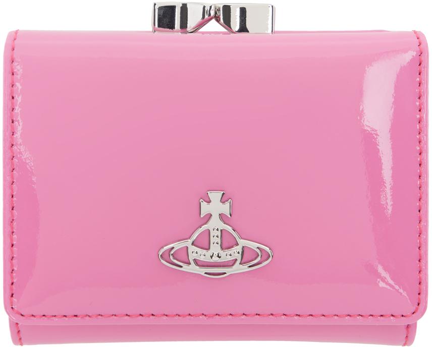 Vivienne Westwood レディース ピンク シャイニーパテント スモール 