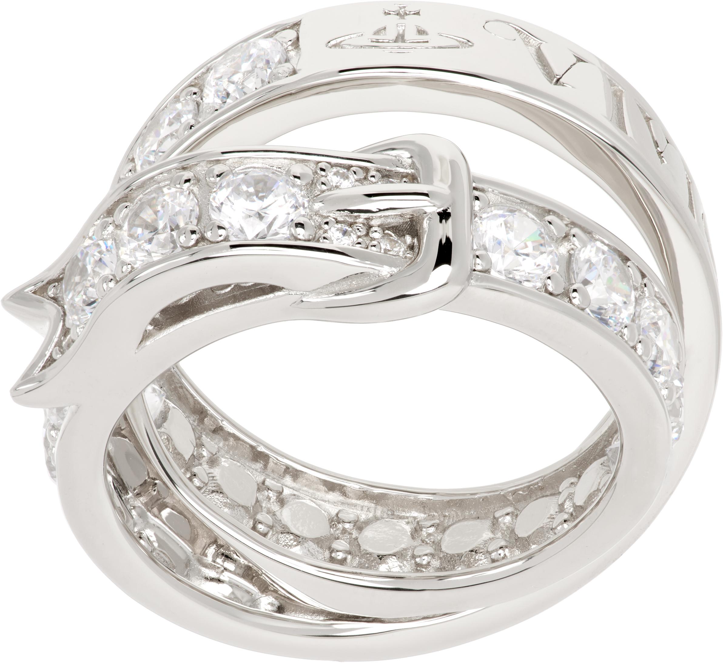 Vivienne Westwood New Belt Ring in Metallic for Men | Lyst