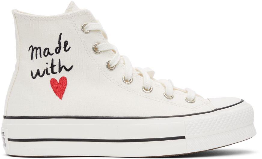 CONVERSE Chuck Taylor All Star High Top Shoes - OFF WHITE