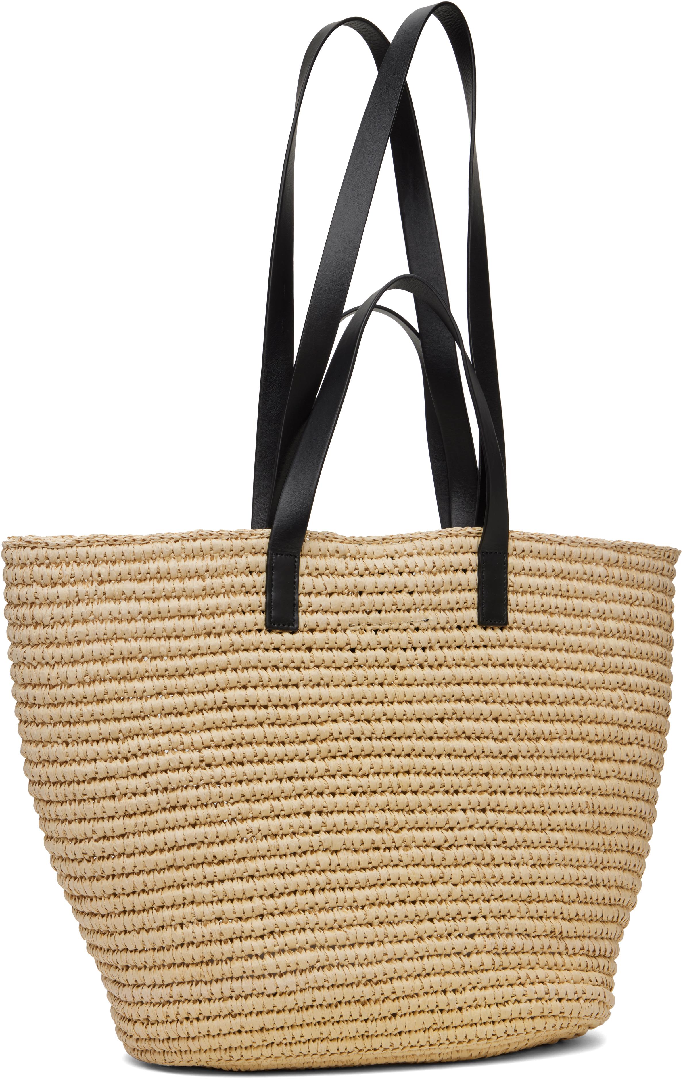 【関税込み】ANINE BING ベージュ Palermo かごトート Anine Bing ベージュ Palermo かごトート メタリック | Lyst