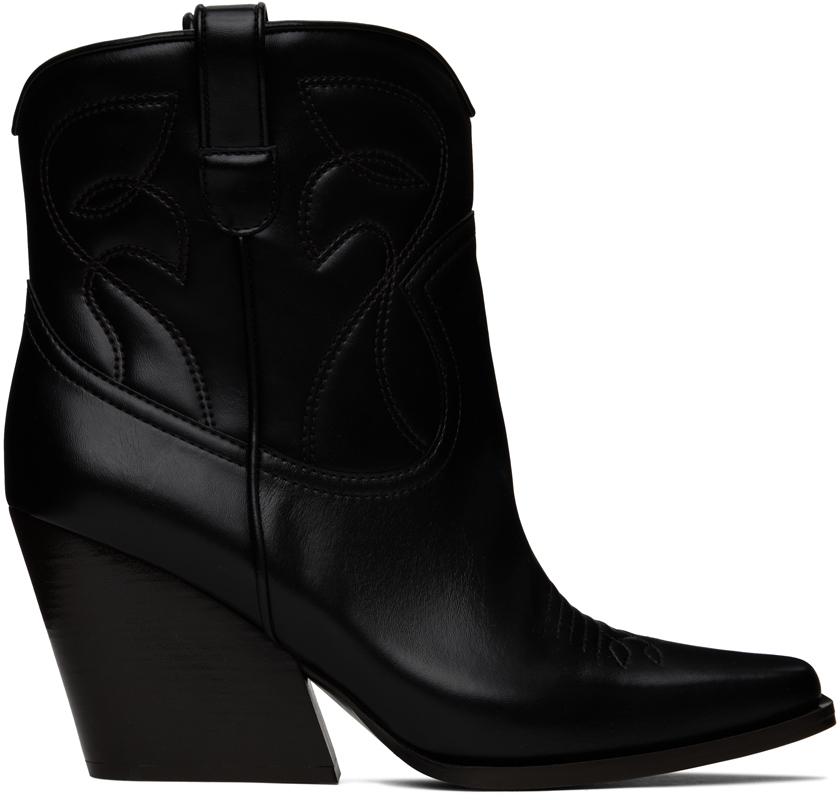 STELLA MCCARTNEY カウボーイ レザー アンクル ブーツ STELLA MCCARTNEY カウボーイ レザー アンクル ブーツ - メルカリ