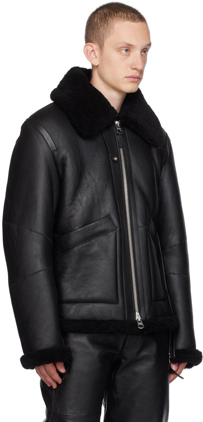 Mackage leather jacket mens sale