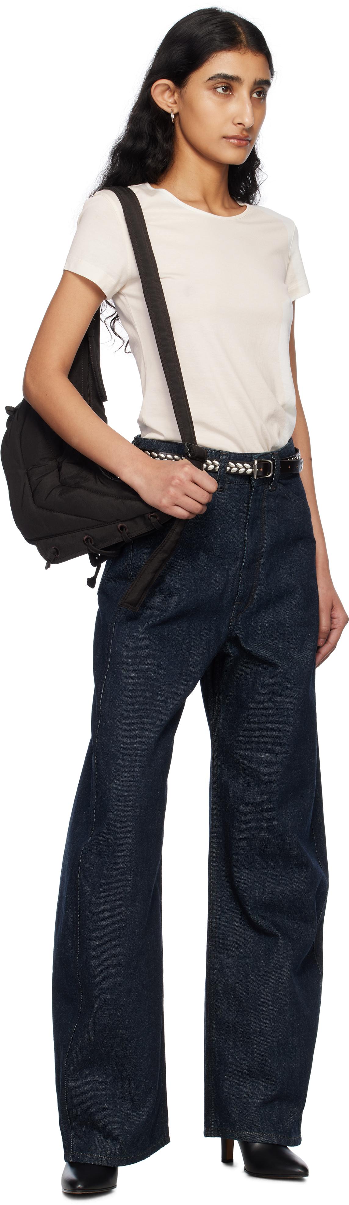 Lemaire Almond Stud 20 Belt in Black for Men | Lyst