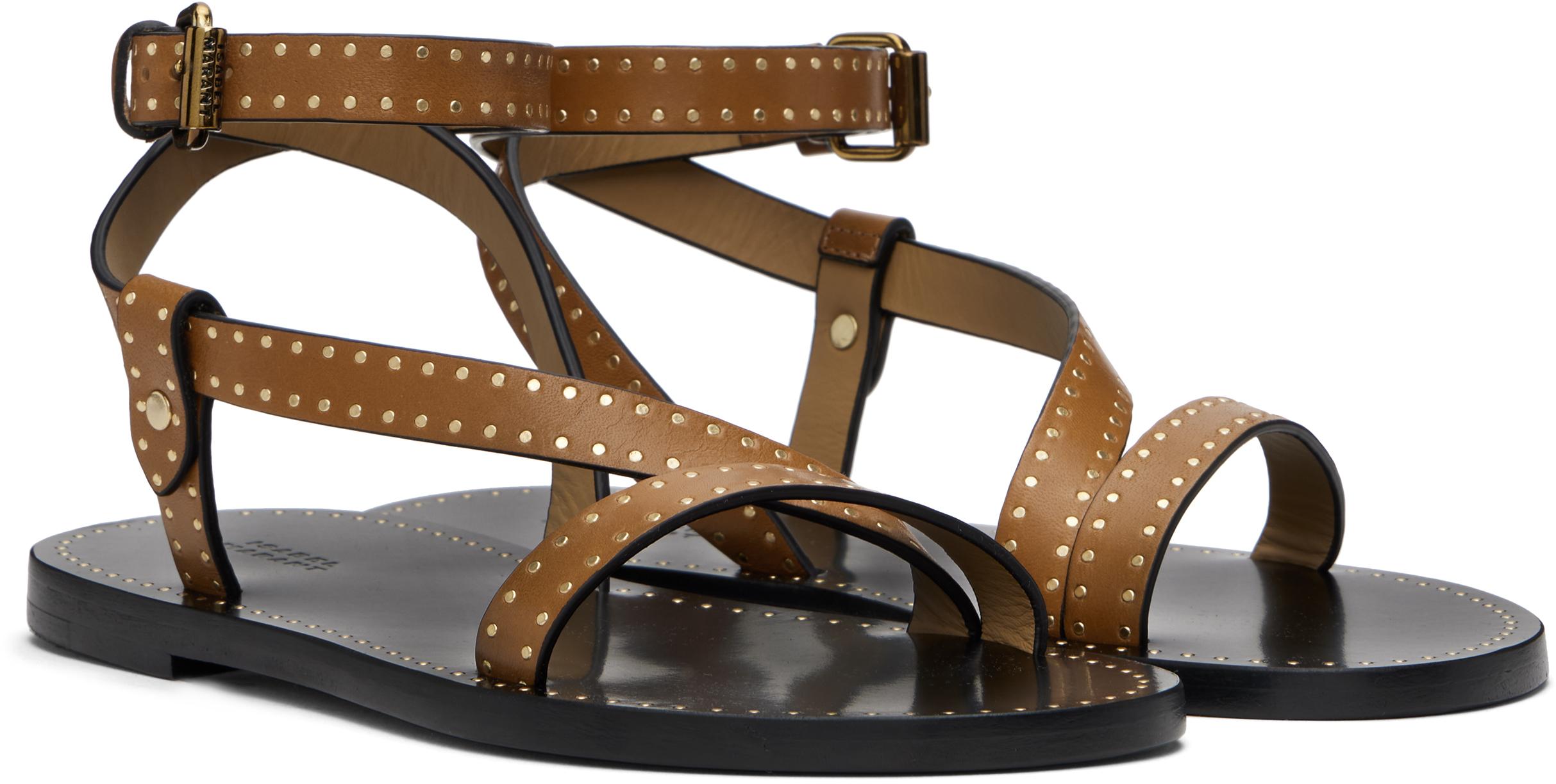 Isabel Marant Jopee Sandals in Black | Lyst