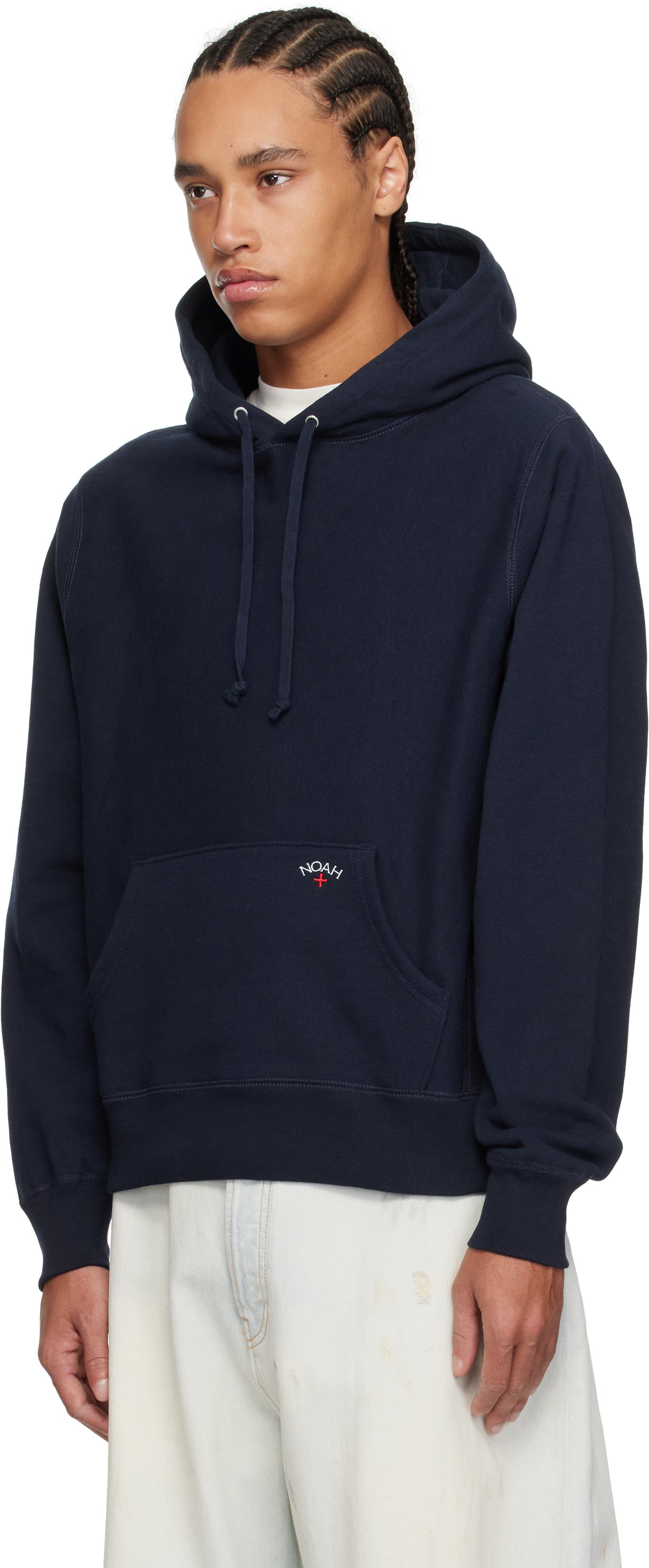 【関税込み】Noah NYC ネイビー Core Classic フーディ Core Classic Hoodie - Noah