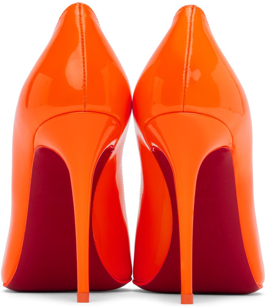 Christian Louboutin レディース オレンジ Kate 100 ヒール ヒール