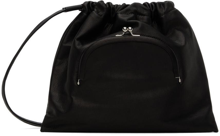 Y's Yohji Yamamoto レディース ブラック ソフトレザー メタル