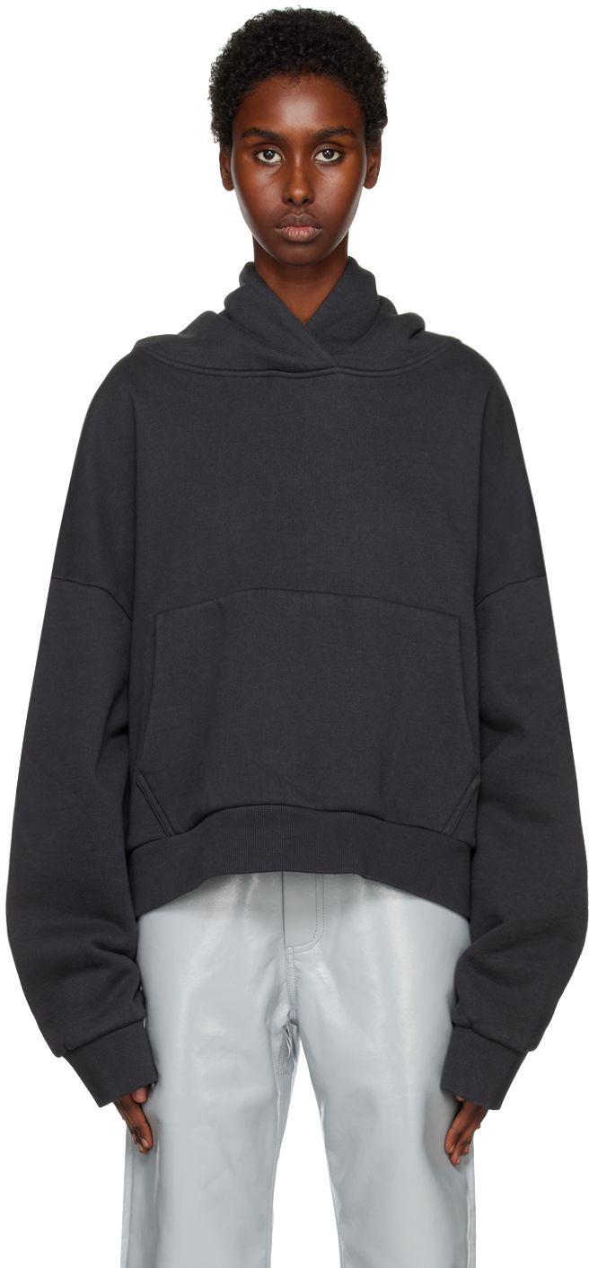Entire studios Black Heavy Hoodie Lyst