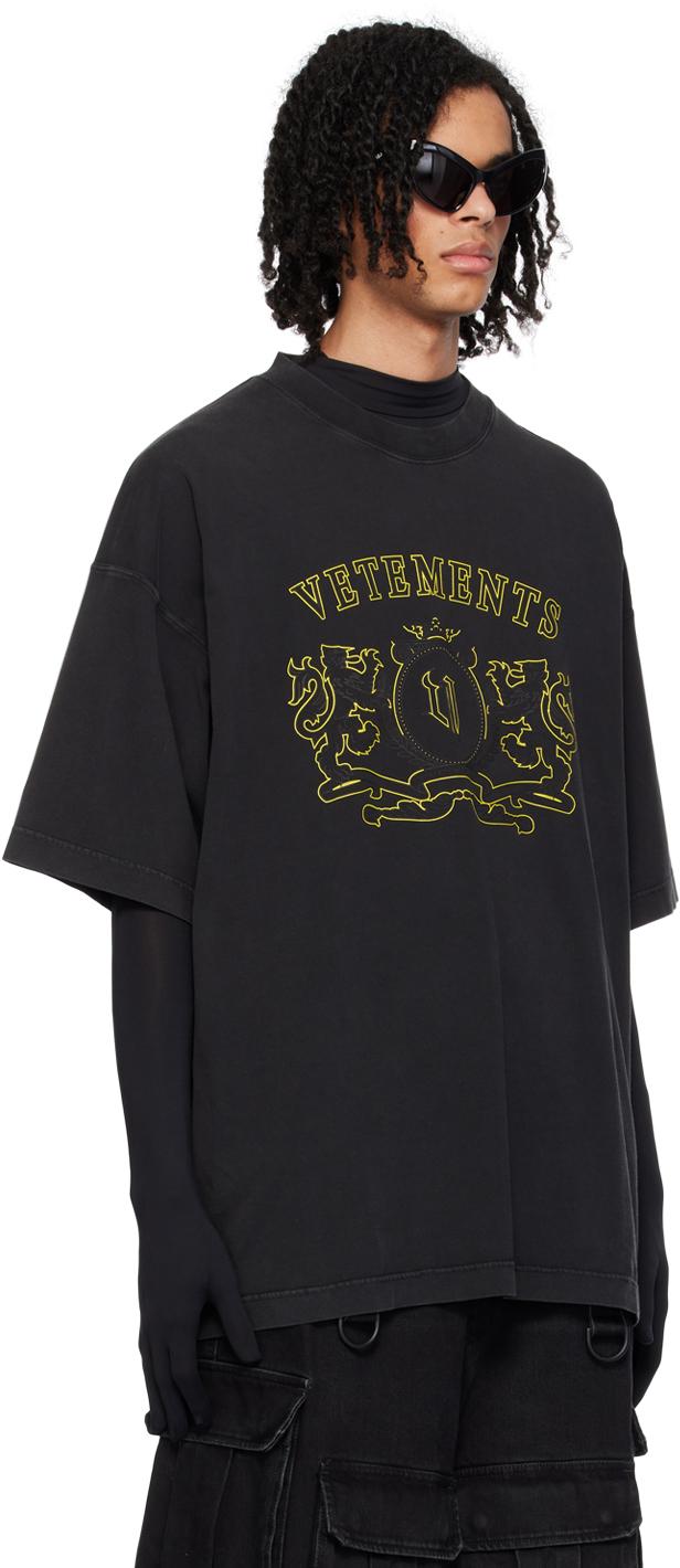 Vetements Black Royal T-shirt for Men | Lyst