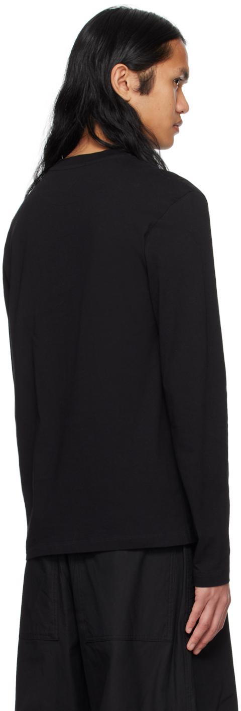 Jil Sander メンズ ブラック 長袖tシャツ 3枚セット Tシャツ