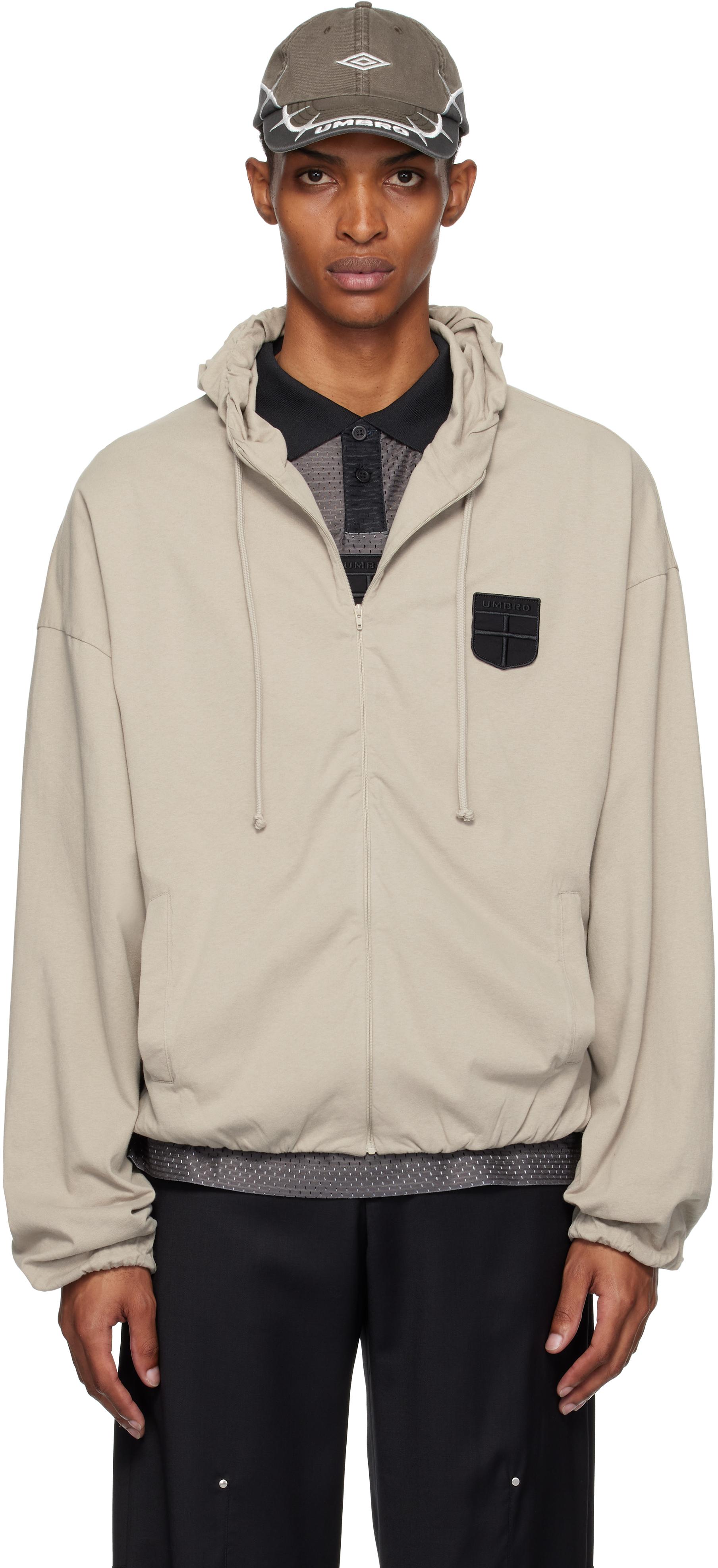 Umbro Crest Jersey Hoodie in Black for Men | Lyst