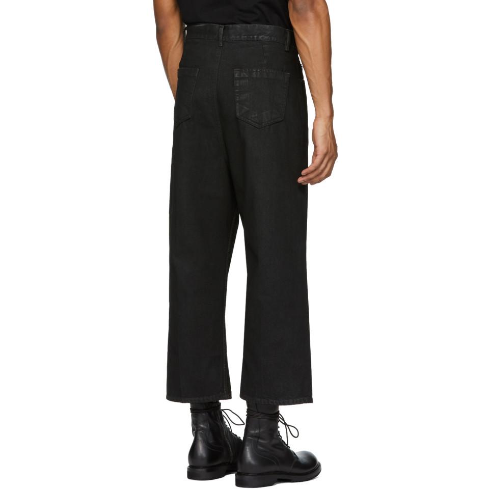 Rick Owens DRKSHDW Denim Black New 