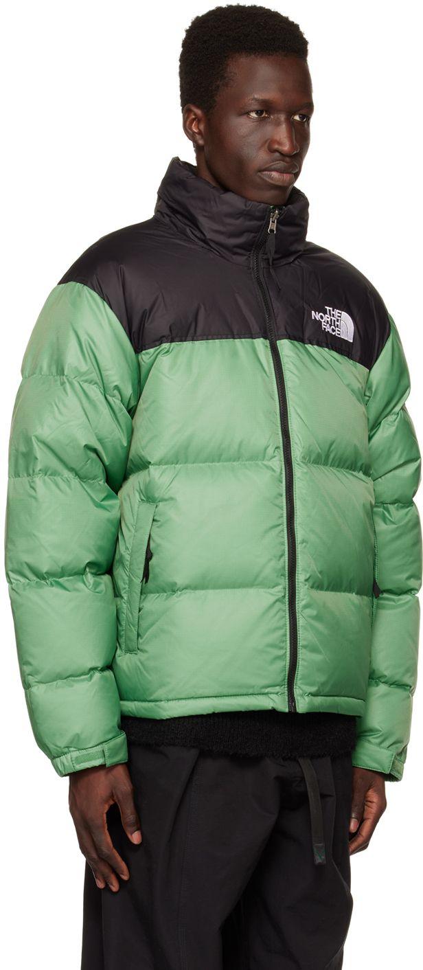 The North Face Green & Black 1996 Retro Nuptse Down Jacket for Men | Lyst
