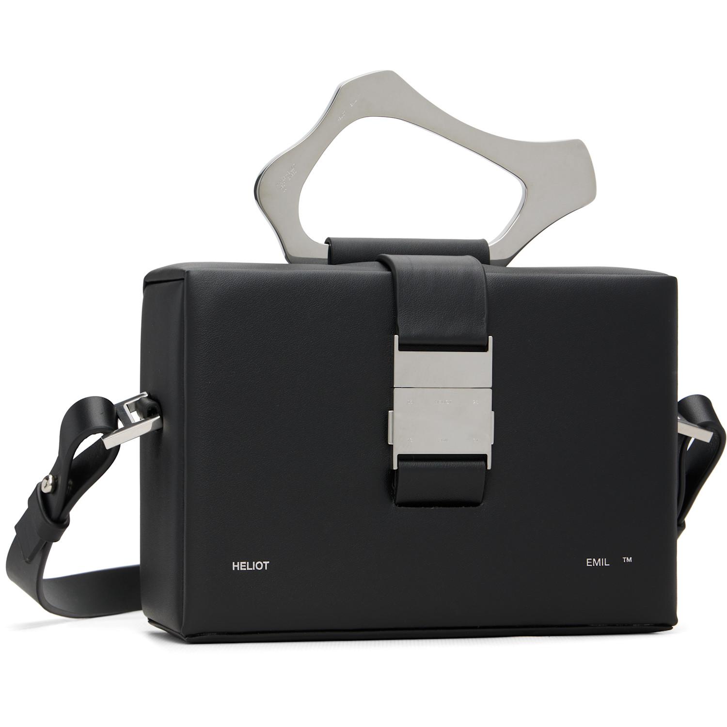 HELIOT EMIL ブラックボディバッグ HELIOT EMILのブラック Attache トートバッグがセール中