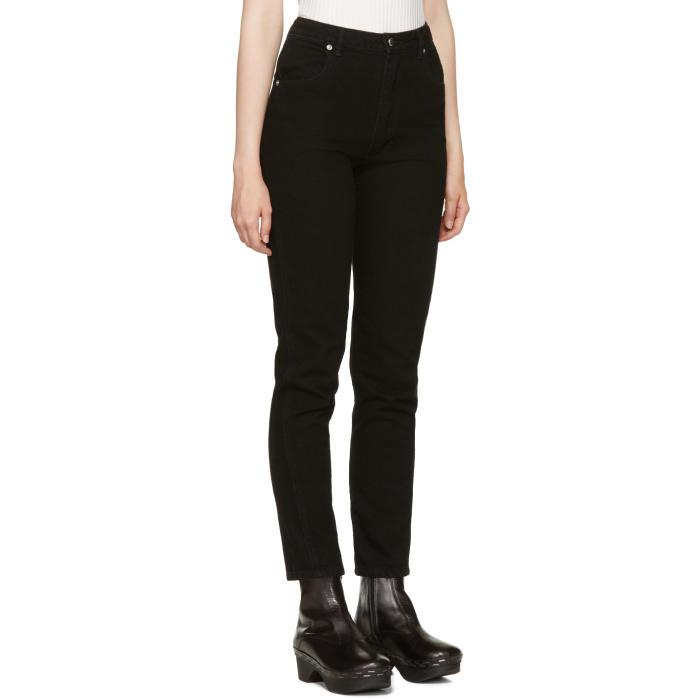 Eckhaus Latta Denim Black Straight Leg 