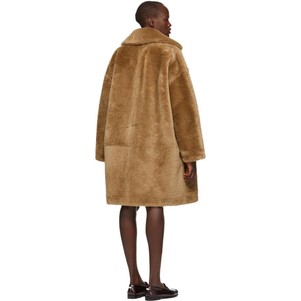 mansur gavriel shearling coat