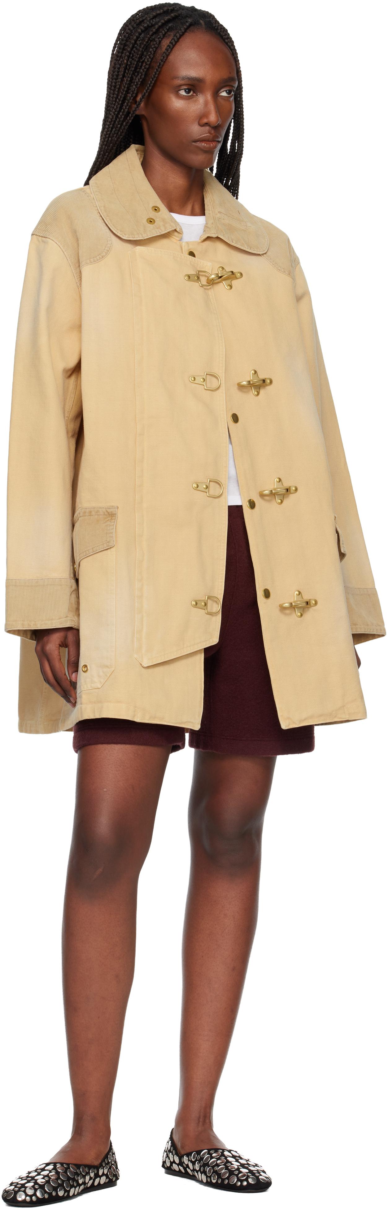 Wales Bonner 'The Sierra' Coat in Natural | Lyst
