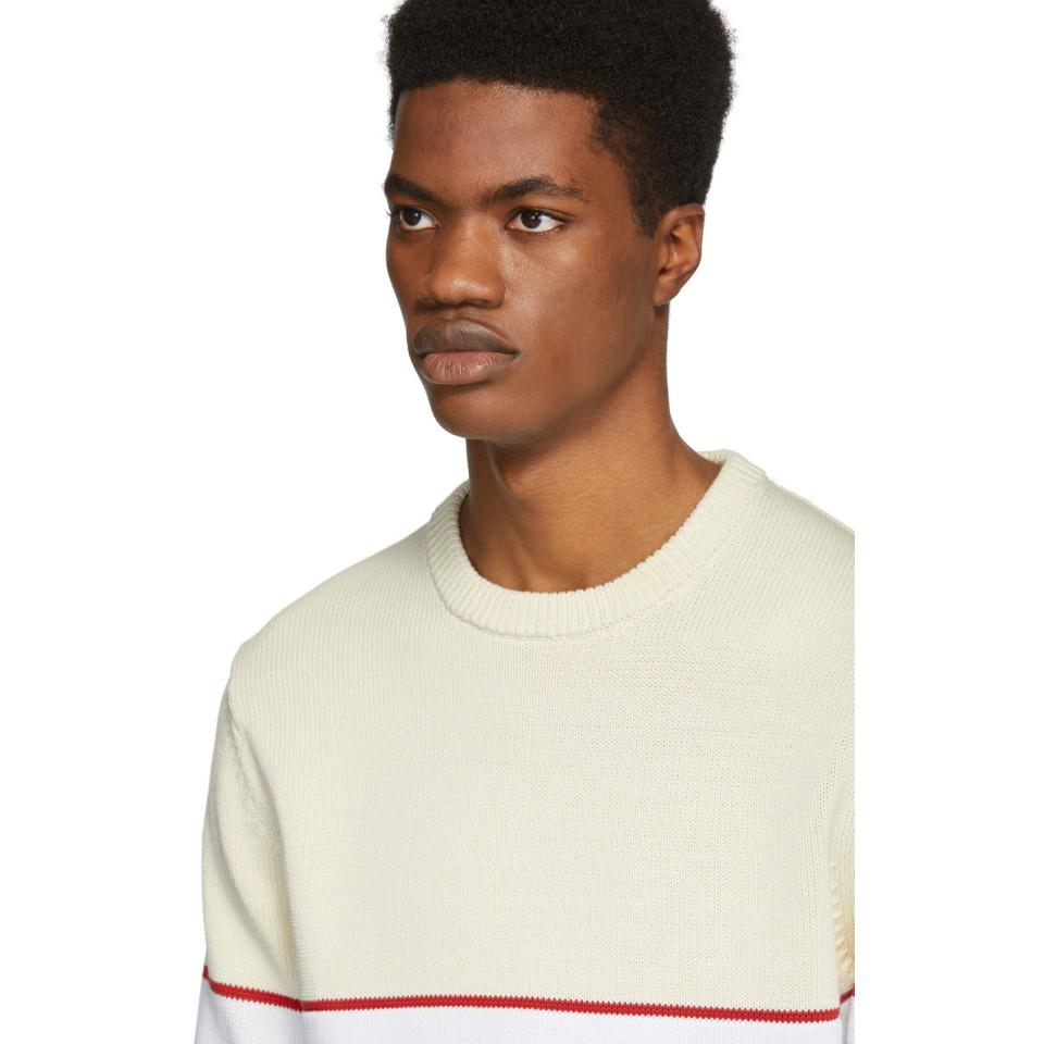 Givenchy Upside down Logo Sweater in White for Men Lyst Canada