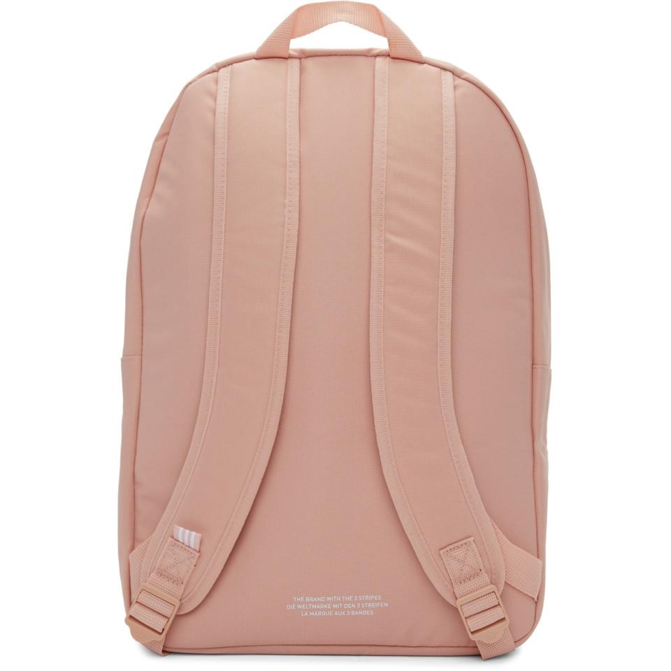 adidas classic trefoil backpack pink
