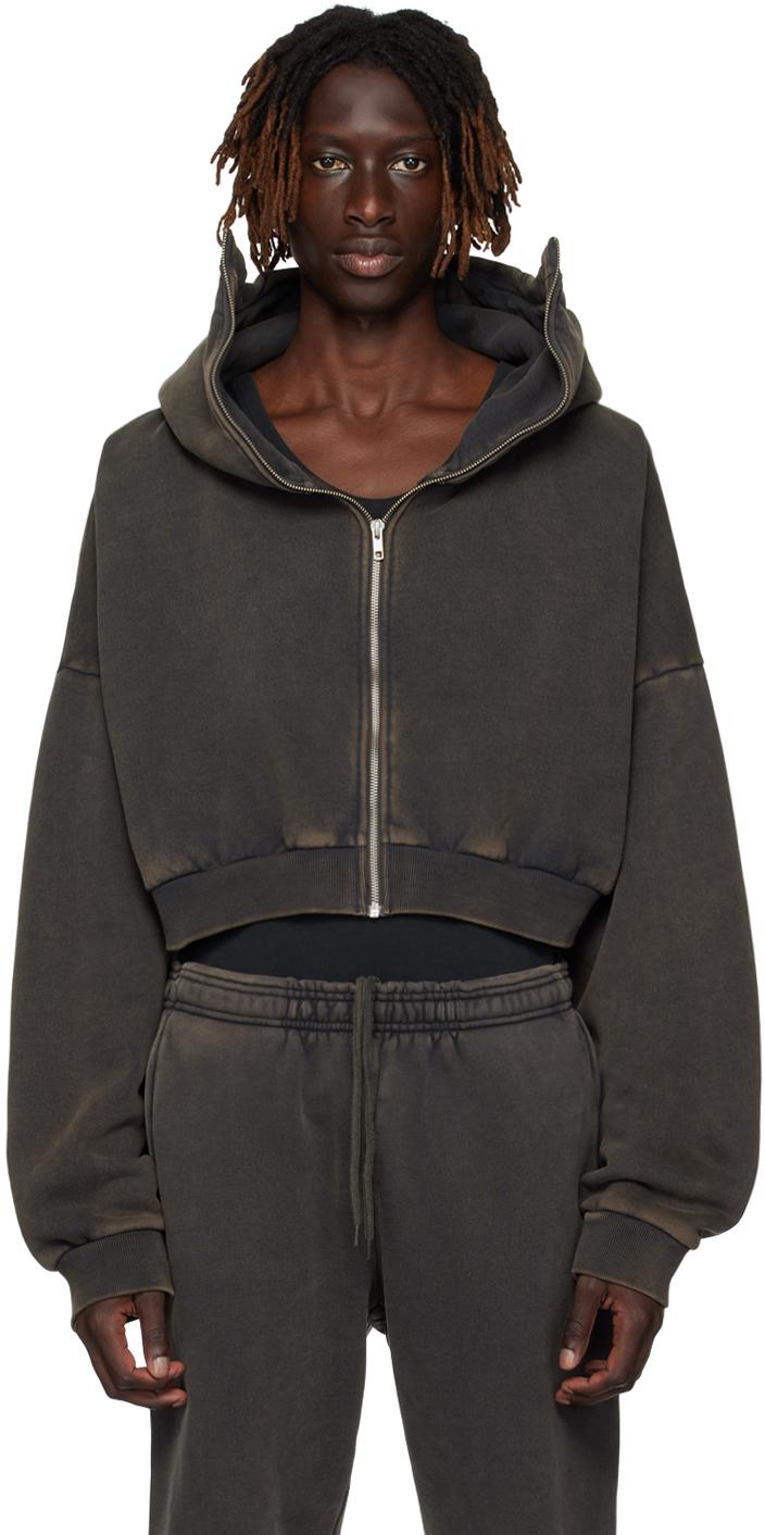 Entire studios Cropped Hoodie in Black for Men | Lyst Canada