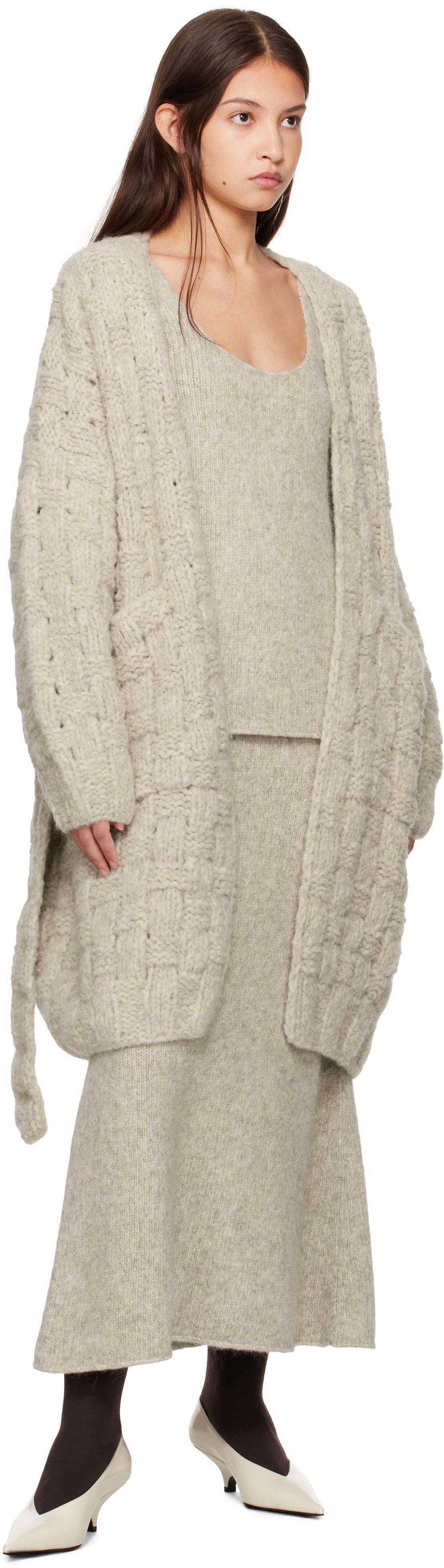 Lauren Manoogian レディース ナチュラル グレー Loft マキシスカート  