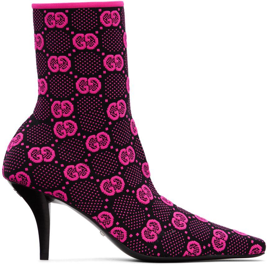 Gucci Pink Demi Boots in Purple | Lyst