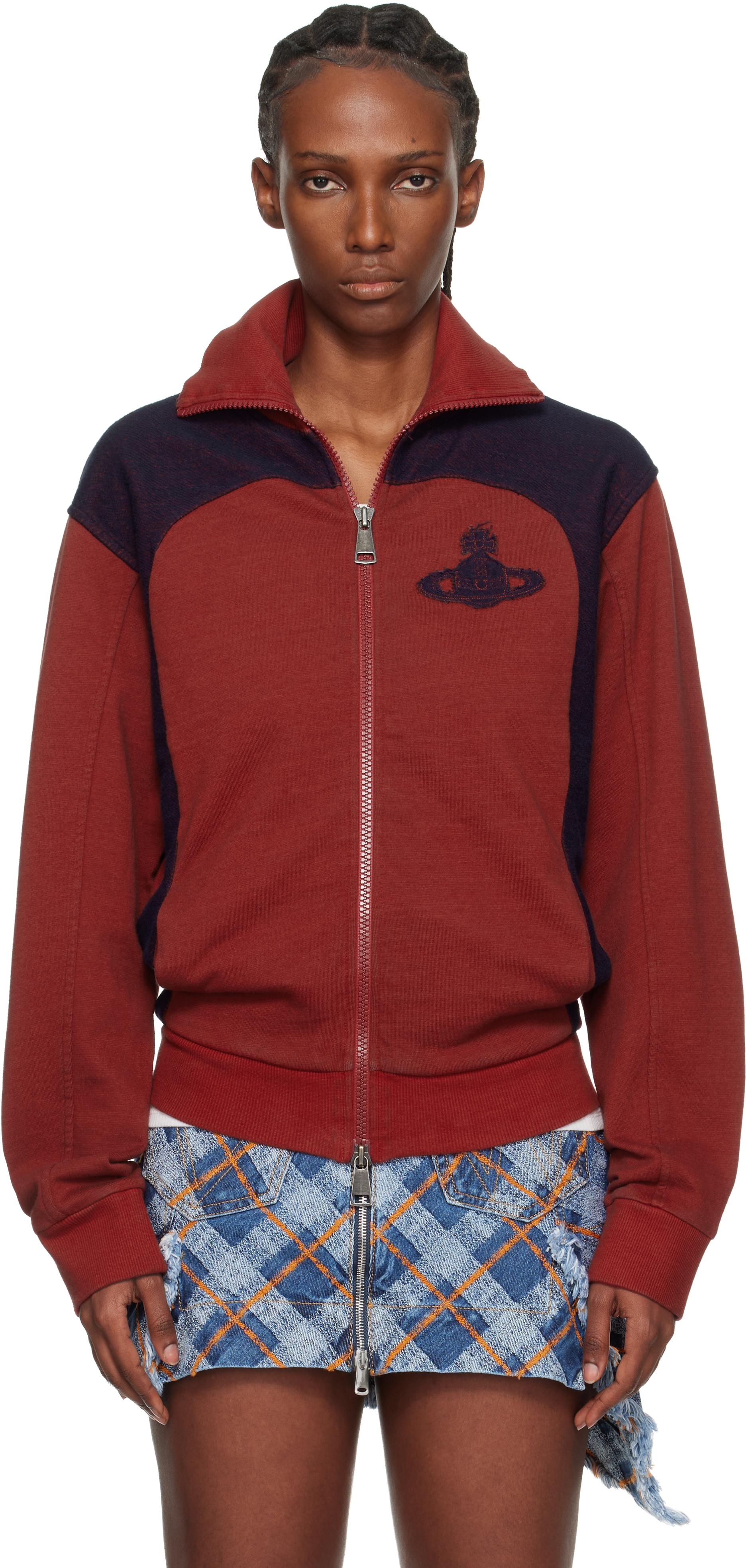 vivienne westwoodストライプ ジップアップジャケット 中古・古着通販】Vivienne Westwood RED LABEL (ヴィヴィアンウエスト
