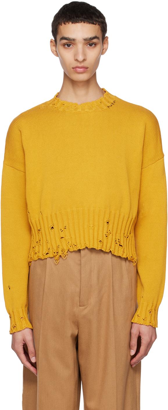 marni distressed sweater
