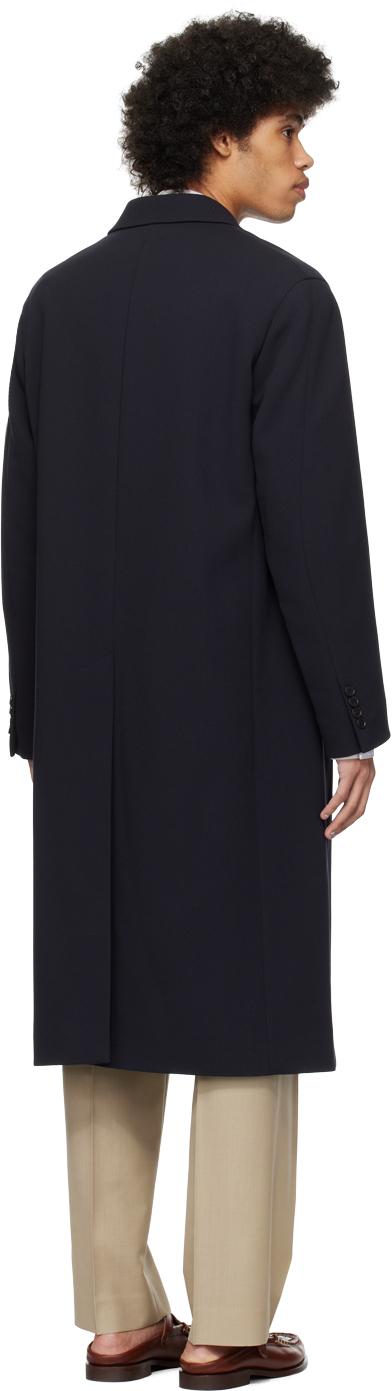 メンズ AURALEE ネイビー チェスターフィールド コート ブラック | Lyst