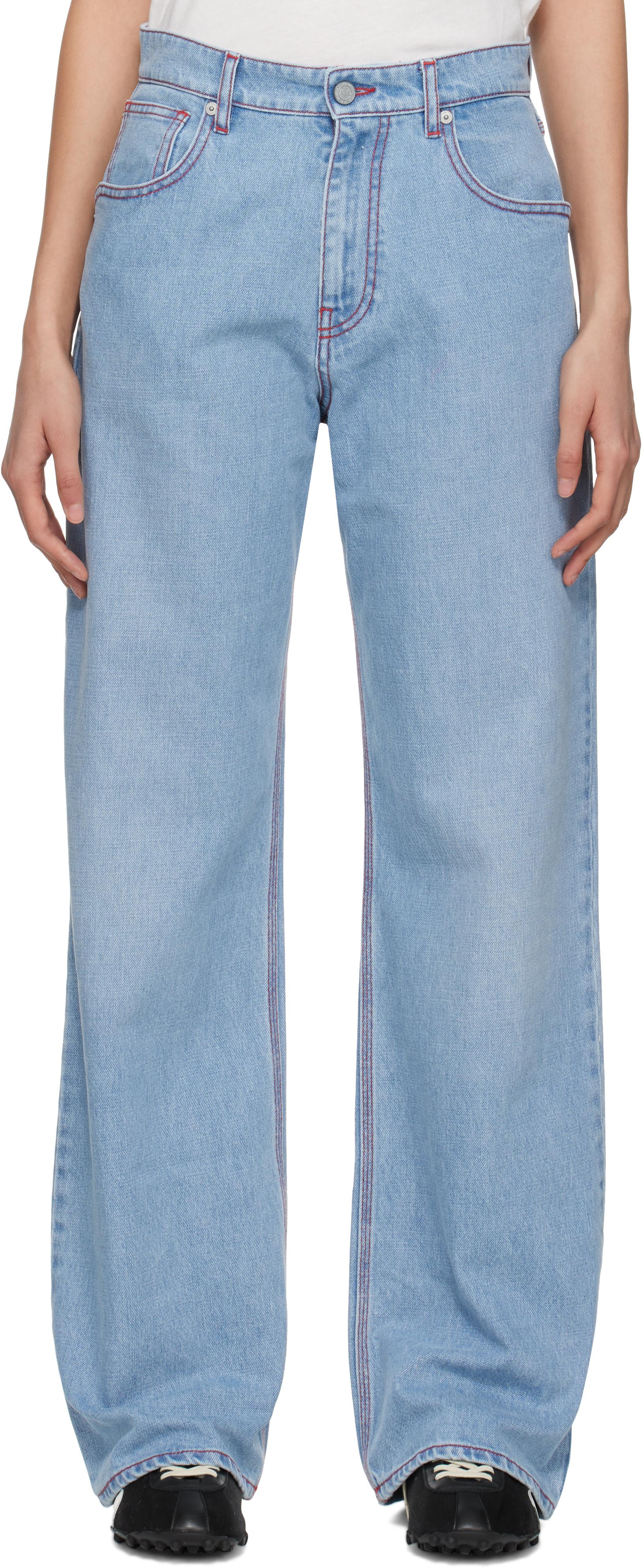 【ERL】 Veniceストレートジーンズ ERL - Venice Straight-Leg Jeans - Curated Menswear