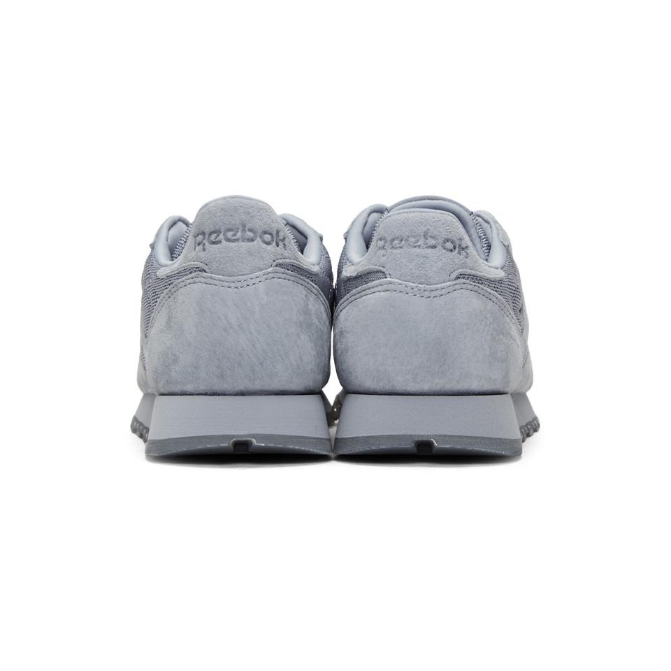 Reebok Grey Suede Club C 85 Sneakers in Gray | Lyst