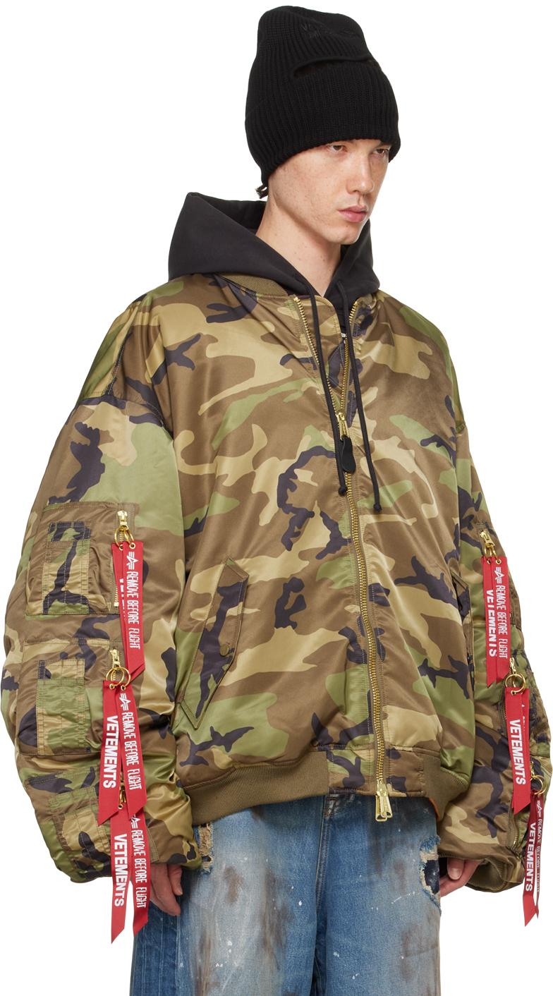 Vetements Khaki Alpha Industries Edition Cargo Reversible