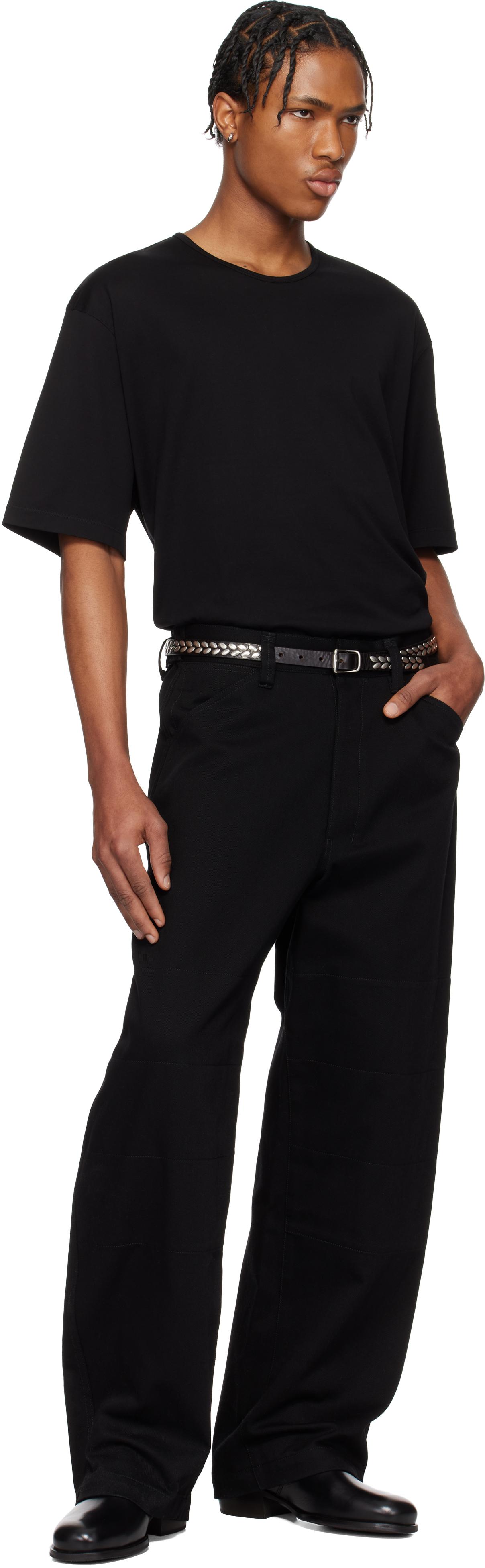 Lemaire Almond Stud 20 Belt in Black for Men | Lyst