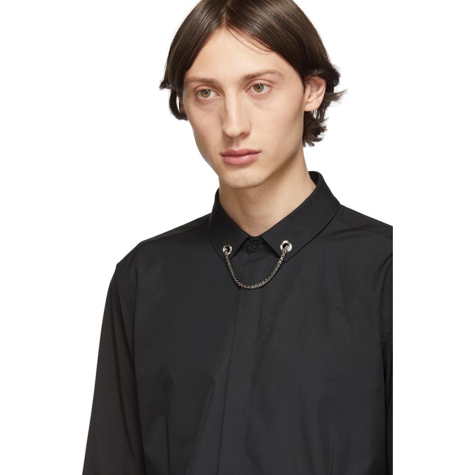 chain with collared shirt