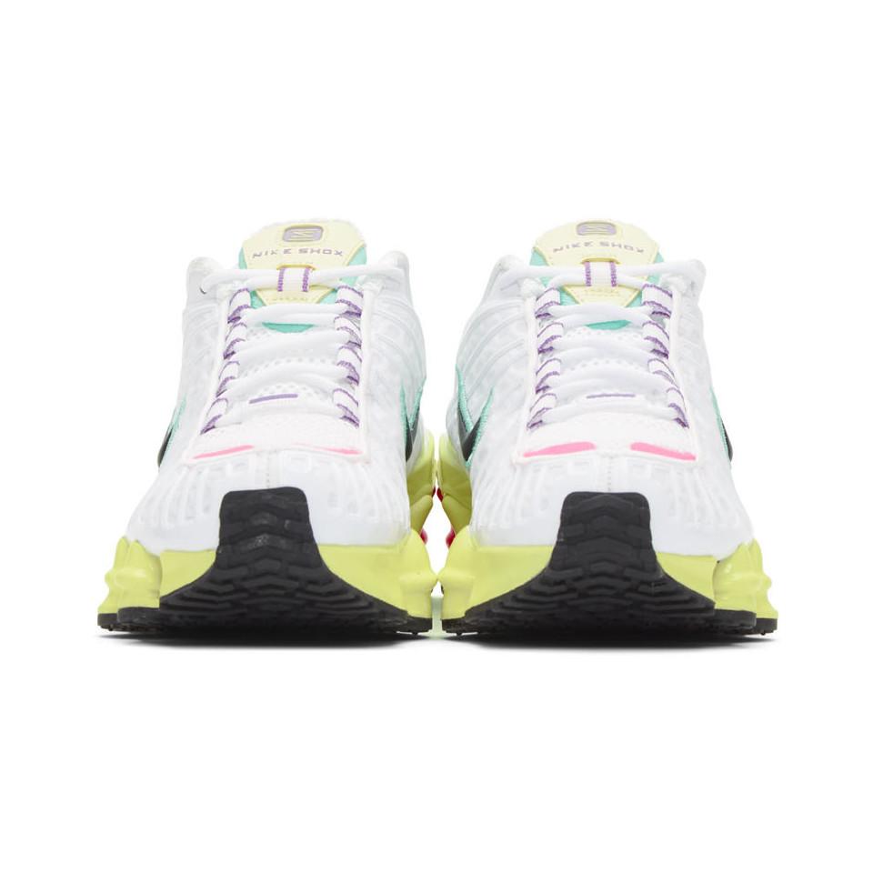 Nike Rubber Shox Tl Sneakers In White | Lyst