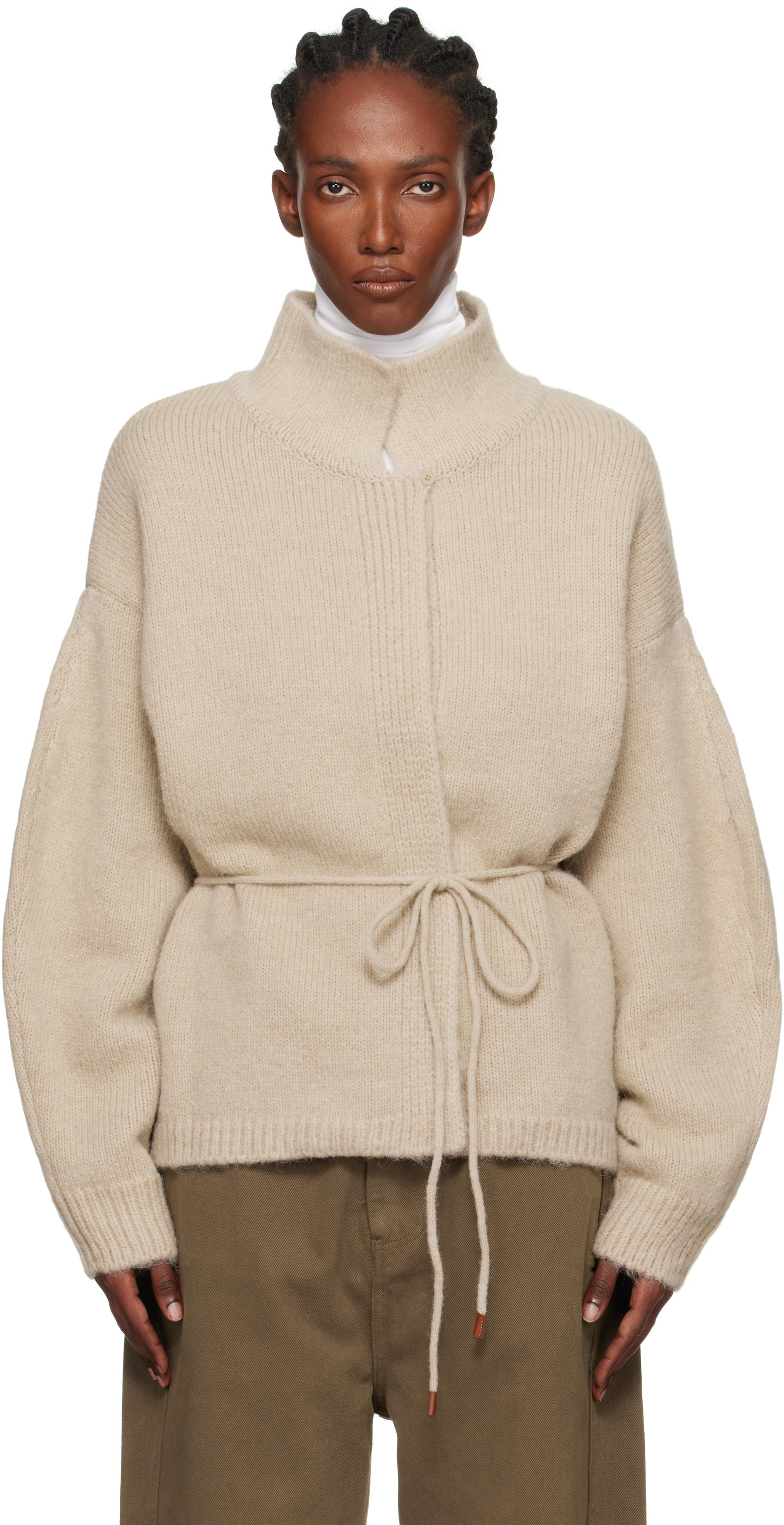 LE 17 SEPTEMBRE　DRAWCORD COLLAR JUMPER LE 17 SEPTEMBRE Knitted Sweater for Men | MR PORTER