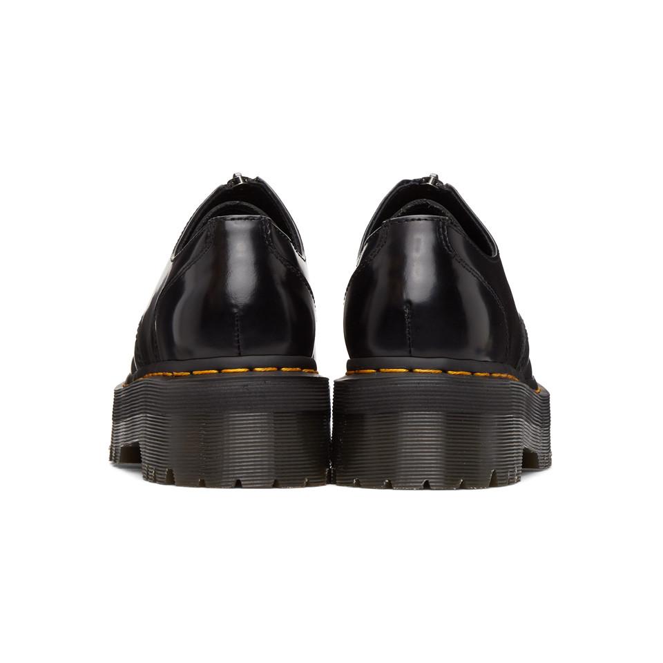 SSENSE Men Shoes Flat Shoes Formal Shoes Black 1461 Quad Derbys 