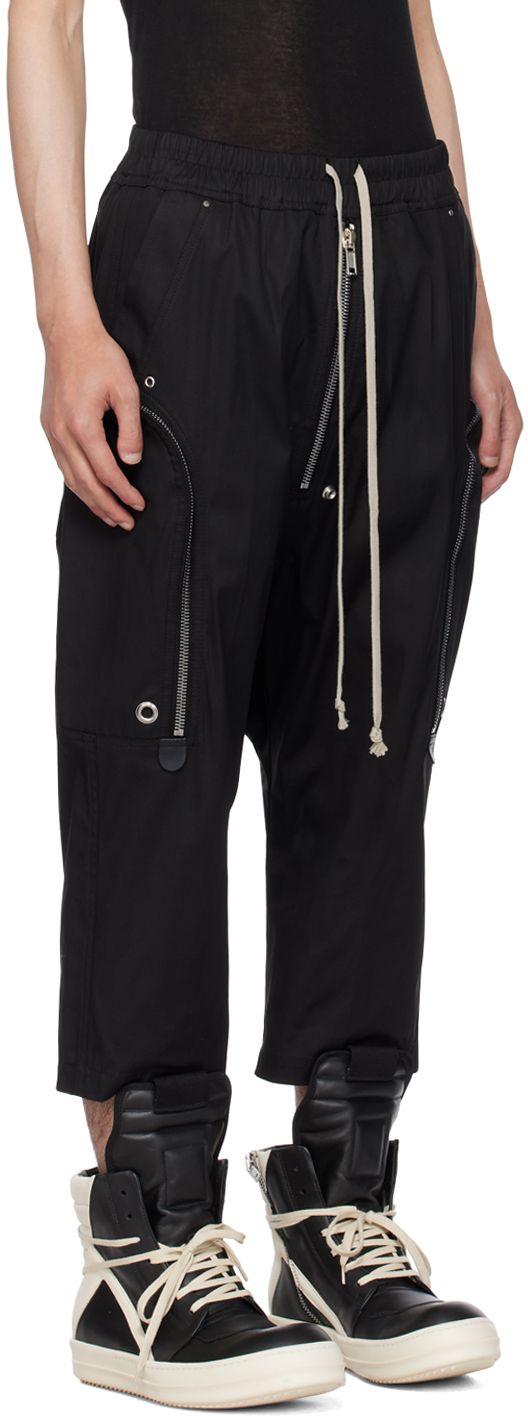 Rick Owens Bauhaus Bela Cargo Pants in Black for Men | Lyst