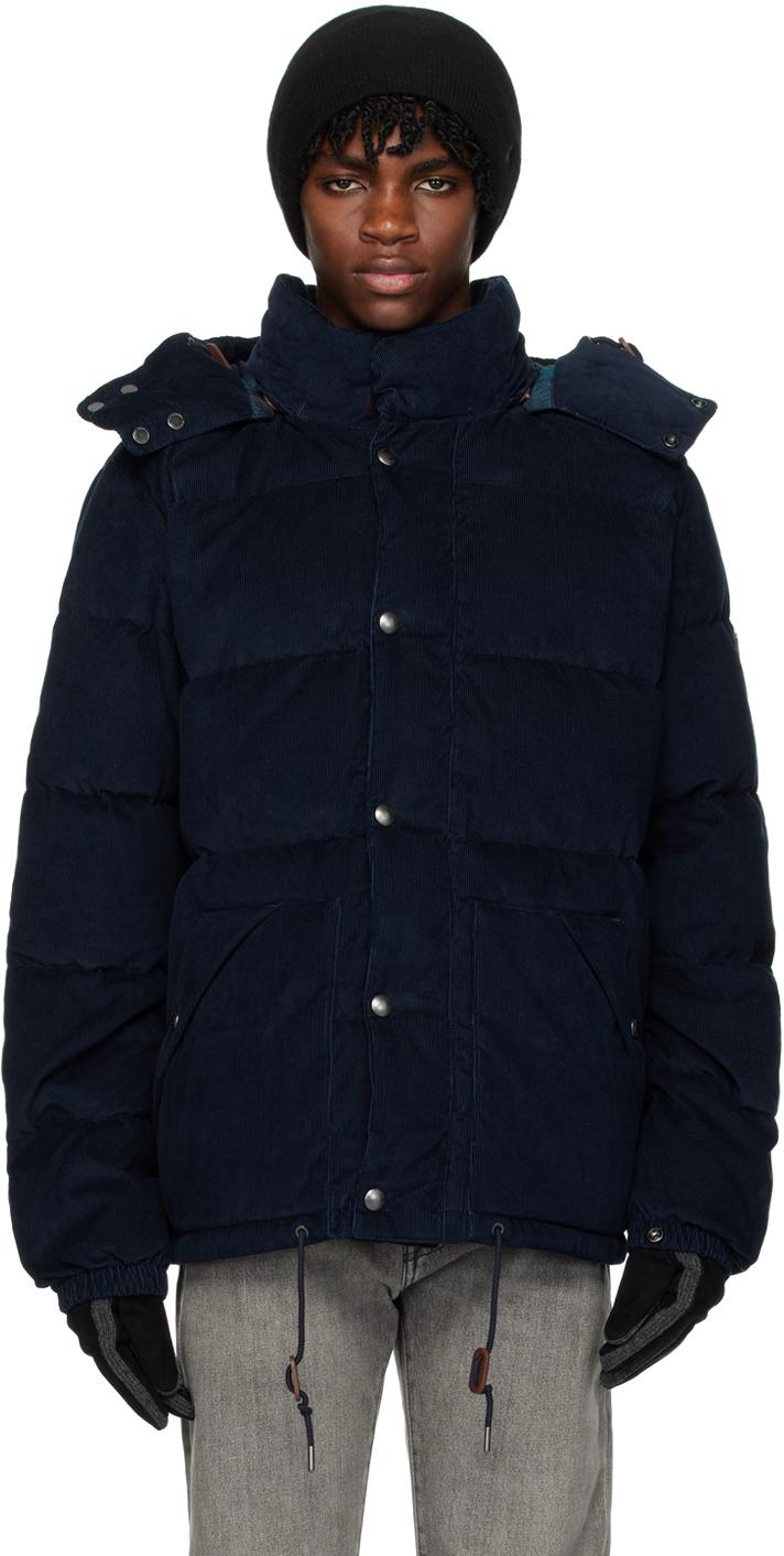 Polo Ralph Lauren Navy Quilted Down Jacket in Blue for Men Lyst UK
