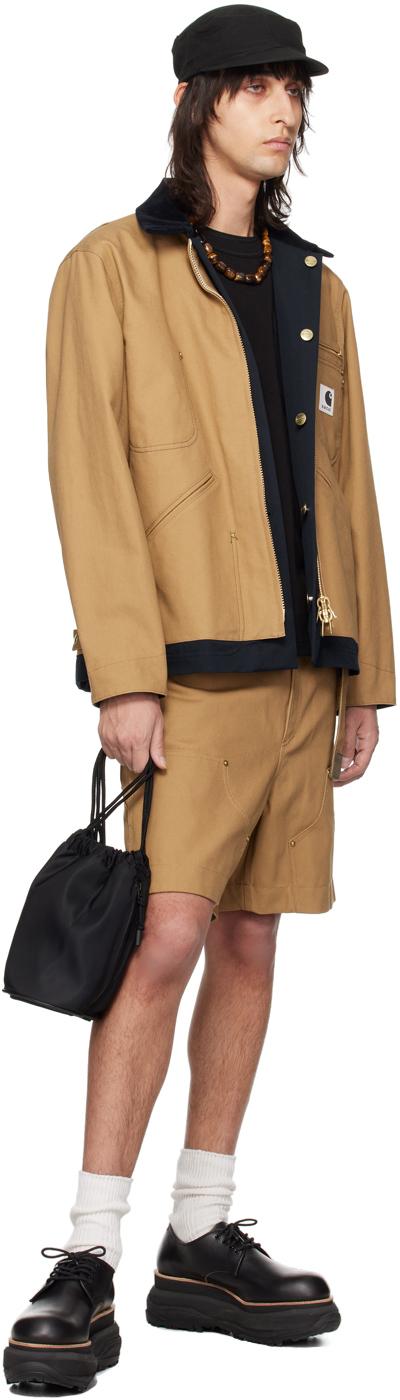 Sacai Carhartt Wip Edition Reversible Jacket in Black for Men | Lyst