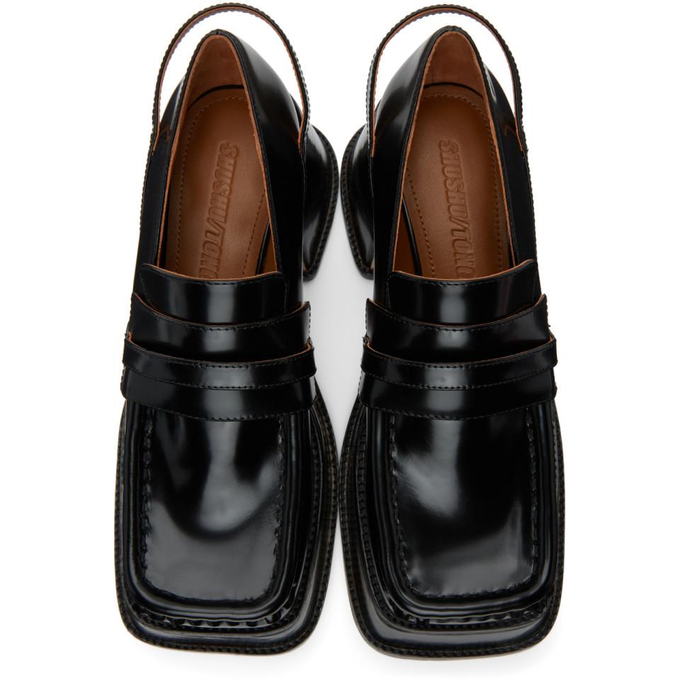 ShuShu/Tong ブラック Platform ローファー ブラック | Lyst