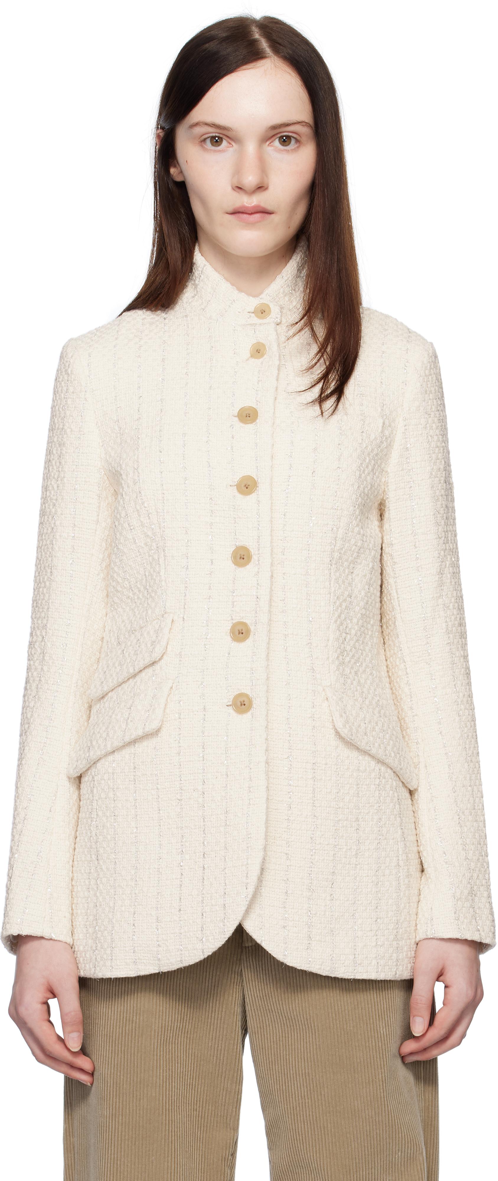 【関税込み】rag & bone ベージュ Slade テーラードジャケット rag-bone-ivory-Off-Slade-Long-
