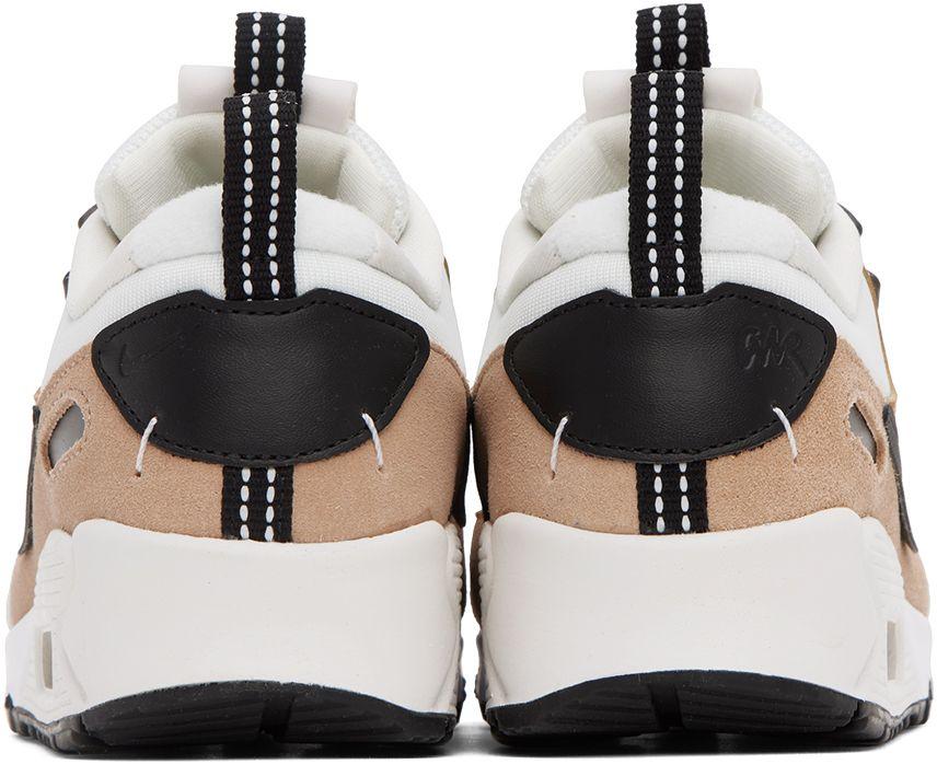 Nike White & Beige Air Max 90 Futura Sneakers in Black | Lyst