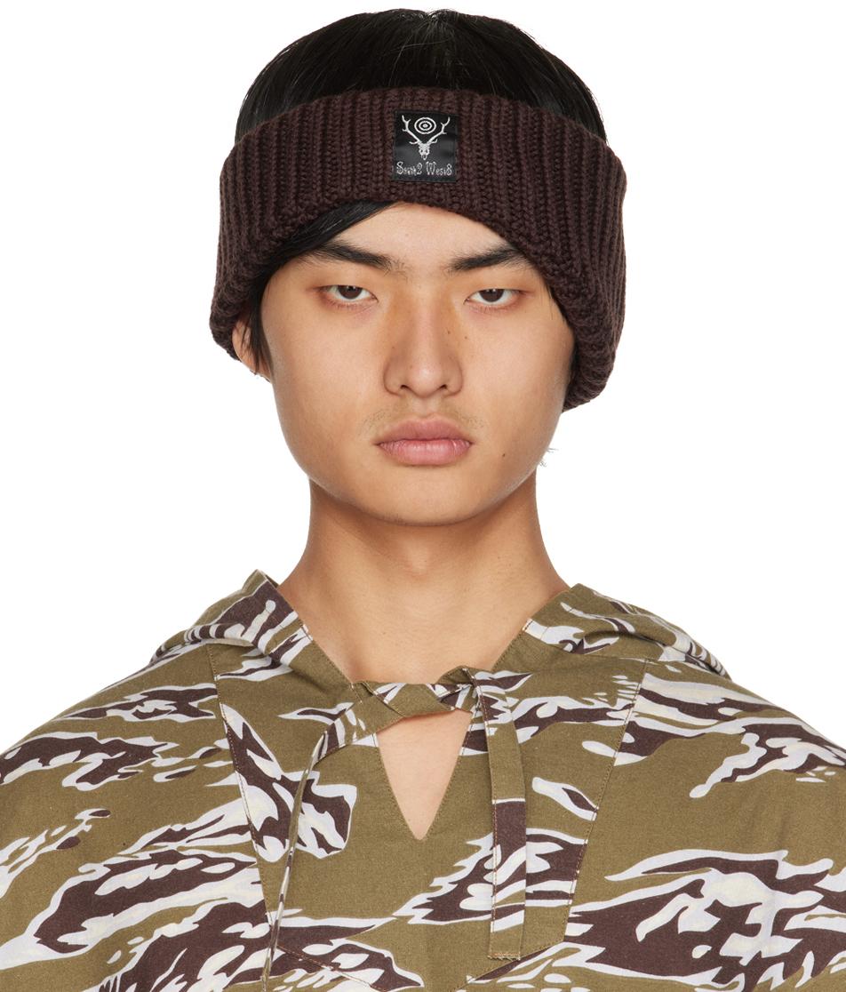 South2 West8 Wool Rib Headband in Green for Men Lyst UK