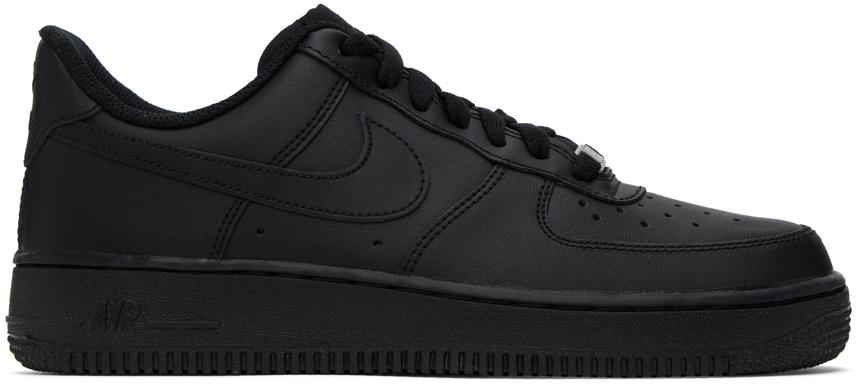 Nike air force 1 top '07 trainers in black