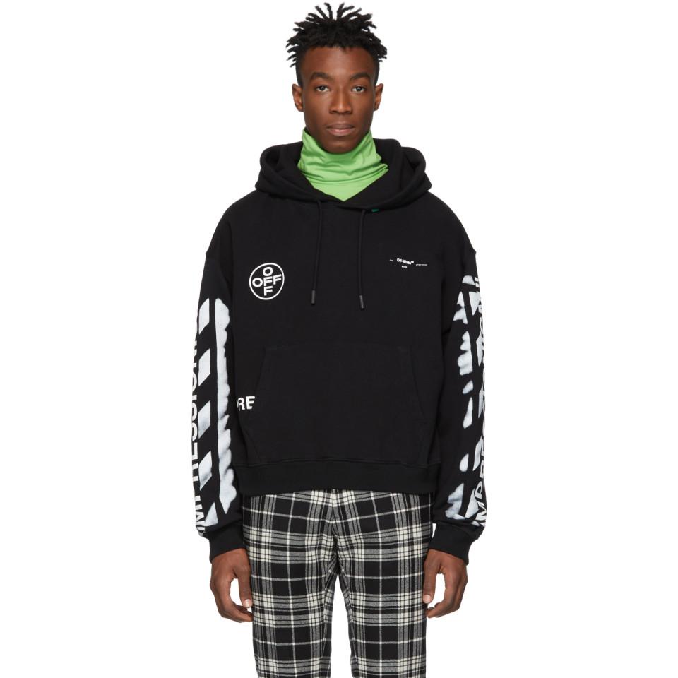 Off white diag stencil hoodie sale