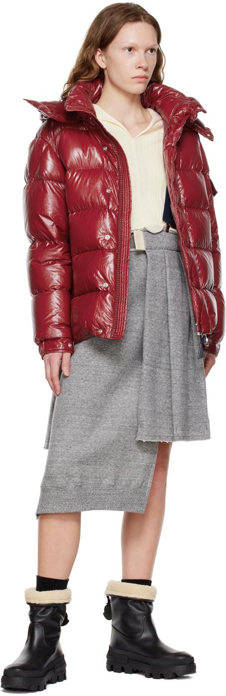 cherry red moncler