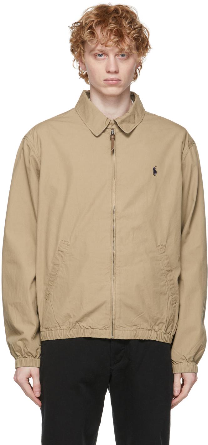 polo jacket khaki